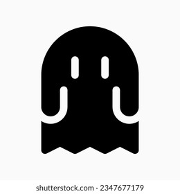 Editable horror game, ghost, thriller vector icon. Video game, game elements. Part of a big icon set family. Perfect for web and app interfaces, presentations, infographics, etc