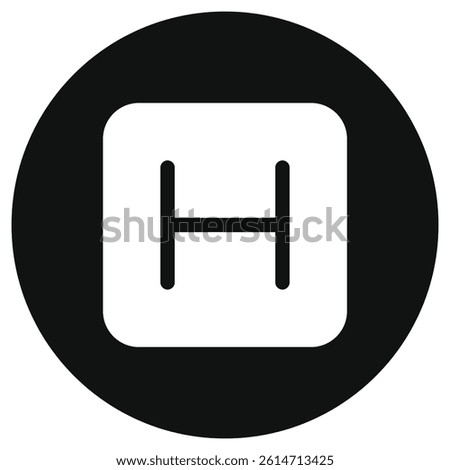 Editable hospital sign vector icon. Part of a big icon set family. Perfect for web and app interfaces, presentations, infographics, etc