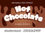 Editable Hot Chocolate Text Effect