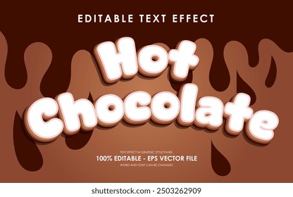 Editable Hot Chocolate Text Effect