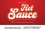 Editable hot sauce text effect