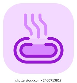 Editable hot spring, steam vector icon. Wellness, spa, relaxation. Part of a big icon set family. Perfect for web and app interfaces, presentations, infographics, etc