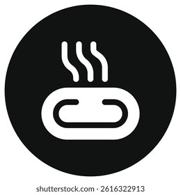 Editable hot spring, steam vector icon. Wellness, spa, relaxation. Part of a big icon set family. Perfect for web and app interfaces, presentations, infographics, etc