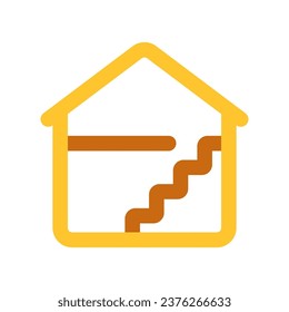 Editable house floor, layout vector icon. Property, real estate, construction, mortgage, interiors. Part of a big icon set family. Perfect for web and app interfaces, presentations, infographics, etc