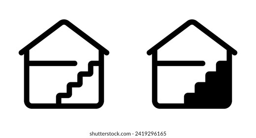 Editable house floor, layout vector icon. Property, real estate, construction, mortgage, interiors. Part of a big icon set family. Perfect for web and app interfaces, presentations, infographics, etc