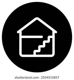 Editable house floor, layout vector icon. Property, real estate, construction, mortgage, interiors. Part of a big icon set family. Perfect for web and app interfaces, presentations, infographics, etc