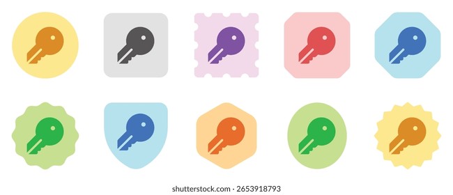 Editable house key vector icon. Property, real estate, construction, mortgage, interiors. Part of a big icon set family. Perfect for web and app interfaces, presentations, infographics, etc