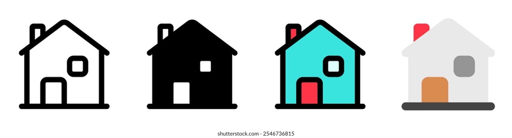 Editable house, rent vector icon. Part of a big icon set family. Perfect for web and app interfaces, presentations, infographics, etc