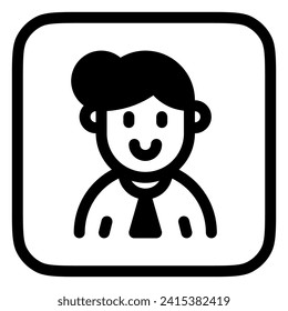 Editable housewife with bun hairstyle avatar vector icon. User, profile, identity, persona. Part of a big icon set family. Perfect for web and app interfaces, presentations, infographics, etc