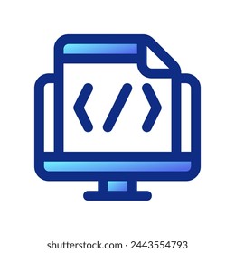 Editable html, code, programming, website vector icon. Part of a big icon set family. Perfect for web and app interfaces, presentations, infographics, etc