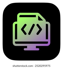 Editable html, code, programming, website vector icon. Part of a big icon set family. Perfect for web and app interfaces, presentations, infographics, etc