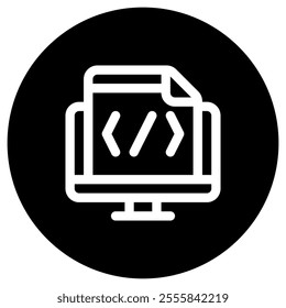 Editable html, code, programming, website vector icon. Part of a big icon set family. Perfect for web and app interfaces, presentations, infographics, etc