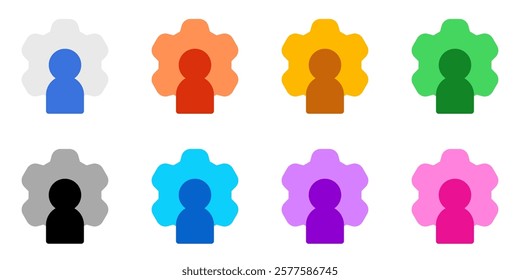 Editable human resource, management, account setting vector icon. Part of a big icon set family. Perfect for web and app interfaces, presentations, infographics, etc