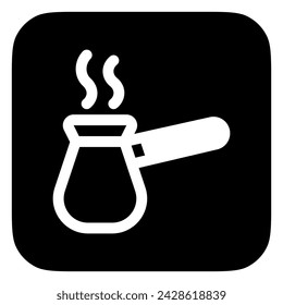 Editable ibrik, turkish coffee pot vector icon. Cafe, coffee shop, restaurant, drink, beverages. Part of a big icon set family. Perfect for web and app interfaces, presentations, infographics, etc