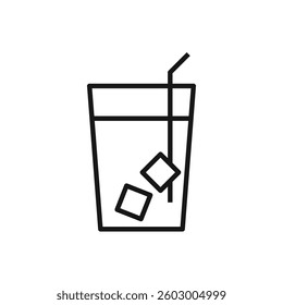 Editable Icon of Juice, Vector illustration isolated on white background. using for Presentation, website or mobile app