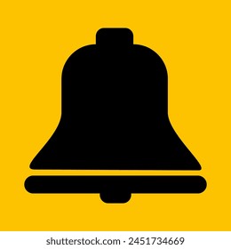 editable icon notification with yellow background