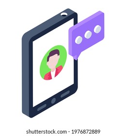 Editable icon of online customer services