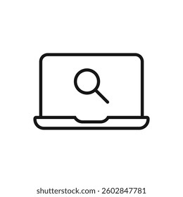 Editable Icon of Search, Vector illustration isolated on white background. using for Presentation, website or mobile app