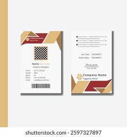 Editable ID Card Template for Professional Use