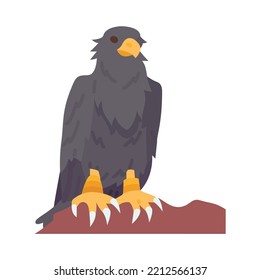 Editable Illustrated Colorful Hawk Template