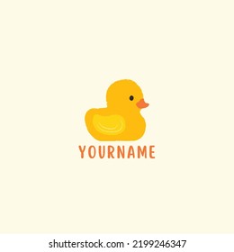 
Editable Illustrated Duck Baby Shop Logo Template