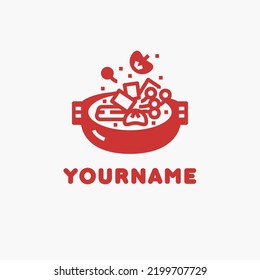 
Editable Illustrated Food Logo Template