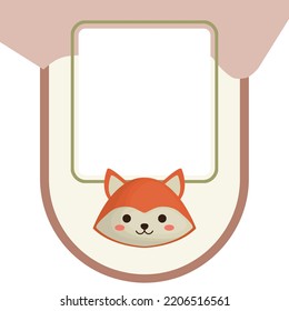 Editable Illustrated Fox Mindful Kids Template