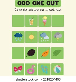 
Plantilla de hoja de cálculo editable ilustrada impar una salida