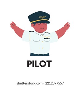 Editable Illustrated Simple Pilot Template