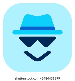 Editable incognito, black hat hacker vector icon. SEO, marketing, business. Part of a big icon set family. Perfect for web and app interfaces, presentations, infographics, etc