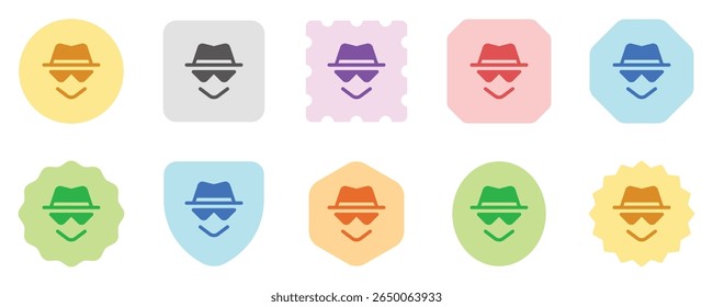 Editable incognito, black hat hacker vector icon. SEO, marketing, business. Part of a big icon set family. Perfect for web and app interfaces, presentations, infographics, etc