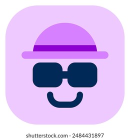 Editable incognito, white hat hacker vector icon. SEO, marketing, business. Part of a big icon set family. Perfect for web and app interfaces, presentations, infographics, etc
