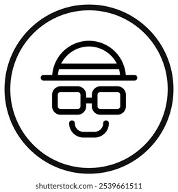 Editable incognito, white hat hacker vector icon. SEO, marketing, business. Part of a big icon set family. Perfect for web and app interfaces, presentations, infographics, etc