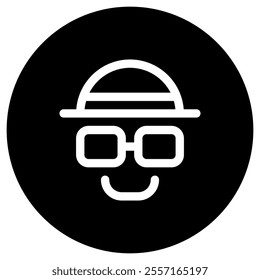 Editable incognito, white hat hacker vector icon. SEO, marketing, business. Part of a big icon set family. Perfect for web and app interfaces, presentations, infographics, etc
