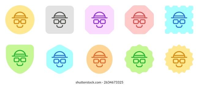 Editable incognito, white hat hacker vector icon. SEO, marketing, business. Part of a big icon set family. Perfect for web and app interfaces, presentations, infographics, etc