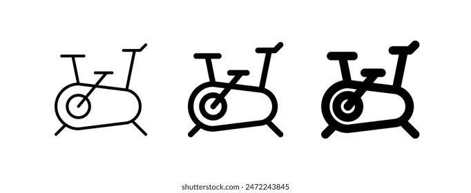 Editable indoor bike vector icon. Part of a big icon set family. Perfect for web and app interfaces, presentations, infographics, etc