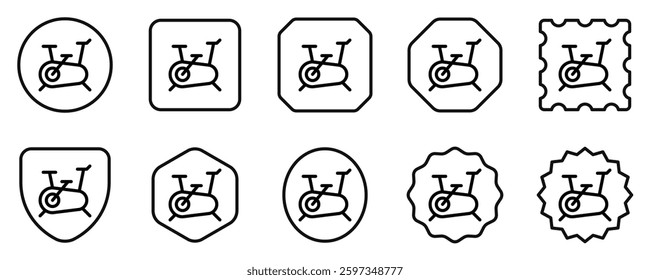 Editable indoor bike vector icon. Part of a big icon set family. Perfect for web and app interfaces, presentations, infographics, etc
