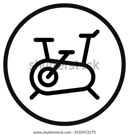Editable indoor bike vector icon. Part of a big icon set family. Perfect for web and app interfaces, presentations, infographics, etc