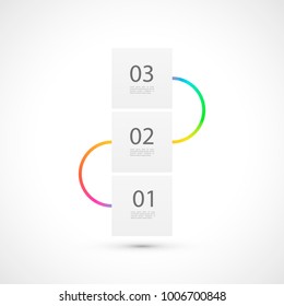 Editable infographic design isolated on white background for your text vector stock eps 10 illustration