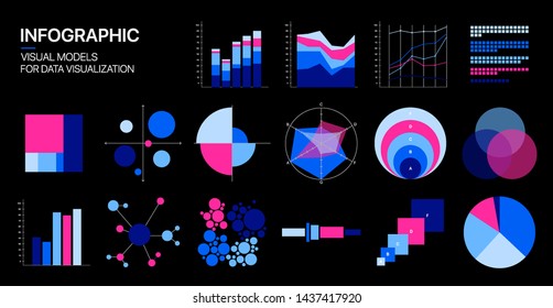 Editable Infographic Templates. Use in corporate report, marketing, annual report. Network management data screen with charts, diagrams. Hud vector interface