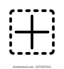 Editable inner border vector icon. Part of a big icon set family. Perfect for web and app interfaces, presentations, infographics, etc