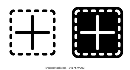 Editable inner border vector icon. Part of a big icon set family. Perfect for web and app interfaces, presentations, infographics, etc