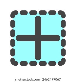 Editable inner border vector icon. Part of a big icon set family. Perfect for web and app interfaces, presentations, infographics, etc