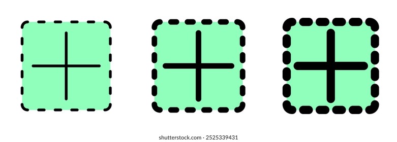 Editable inner border vector icon. Part of a big icon set family. Perfect for web and app interfaces, presentations, infographics, etc