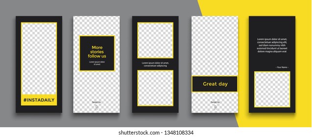 Editable Instagram Stories template. Streaming