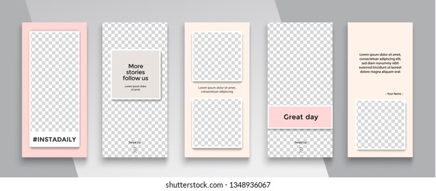Editable Instagram Stories template. Streaming