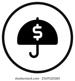 Editable insurance vector icon. Part of a big icon set family. Finance, business, investment, accounting. Perfect for web and app interfaces, presentations, infographics, etc
