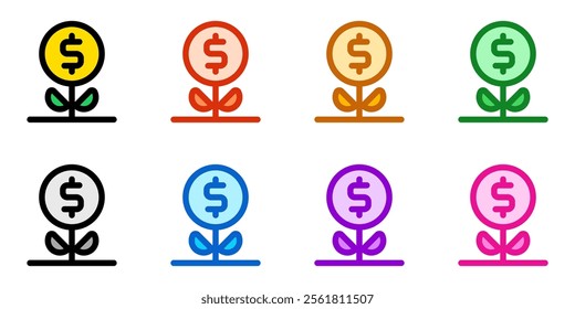 Editable interest vector icon. Part of a big icon set family. Finance, business, investment, accounting. Perfect for web and app interfaces, presentations, infographics, etc