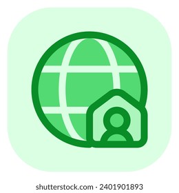 Editable internet connection, home network vector icon. Remote work, job, profession, freelance. Part of a big icon set family. Perfect for web and app interfaces, presentations, infographics, etc