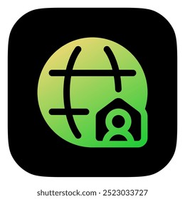 Editable internet connection, home network vector icon. Remote work, job, profession, freelance. Part of a big icon set family. Perfect for web and app interfaces, presentations, infographics, etc